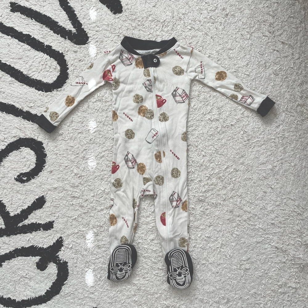 Burt’s bees baby milk and cookies organic cotton footed sleeper